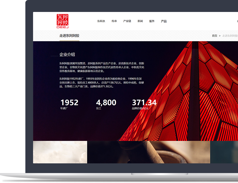 企業(yè)官方網站設計說明