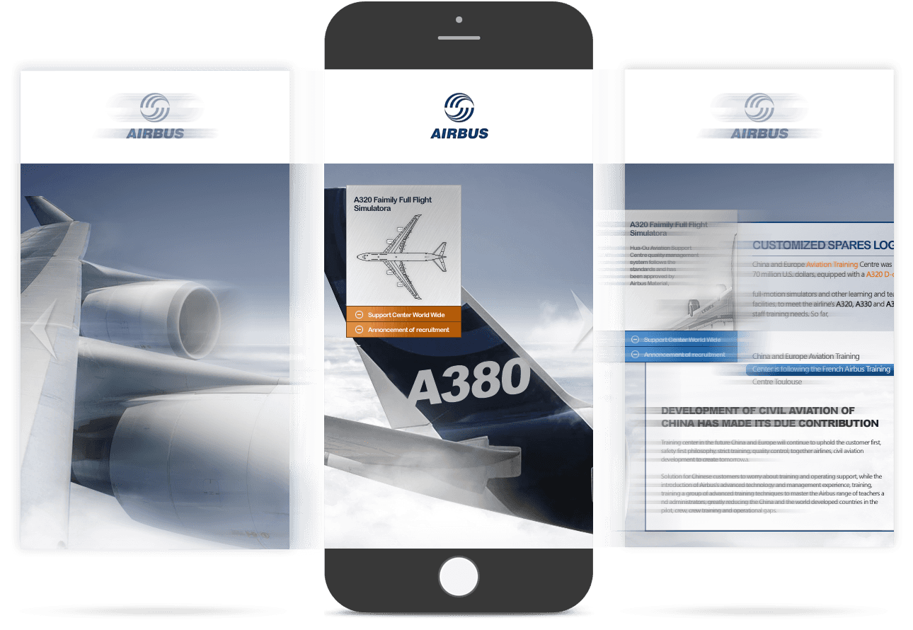 飛機(jī)制造企業(yè)移動(dòng)官網(wǎng)